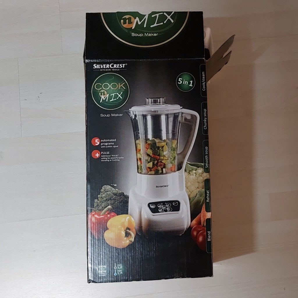 Soepmaker, 1 tot 2 liter, Ophalen, Nieuw, 3 snelheden of meer