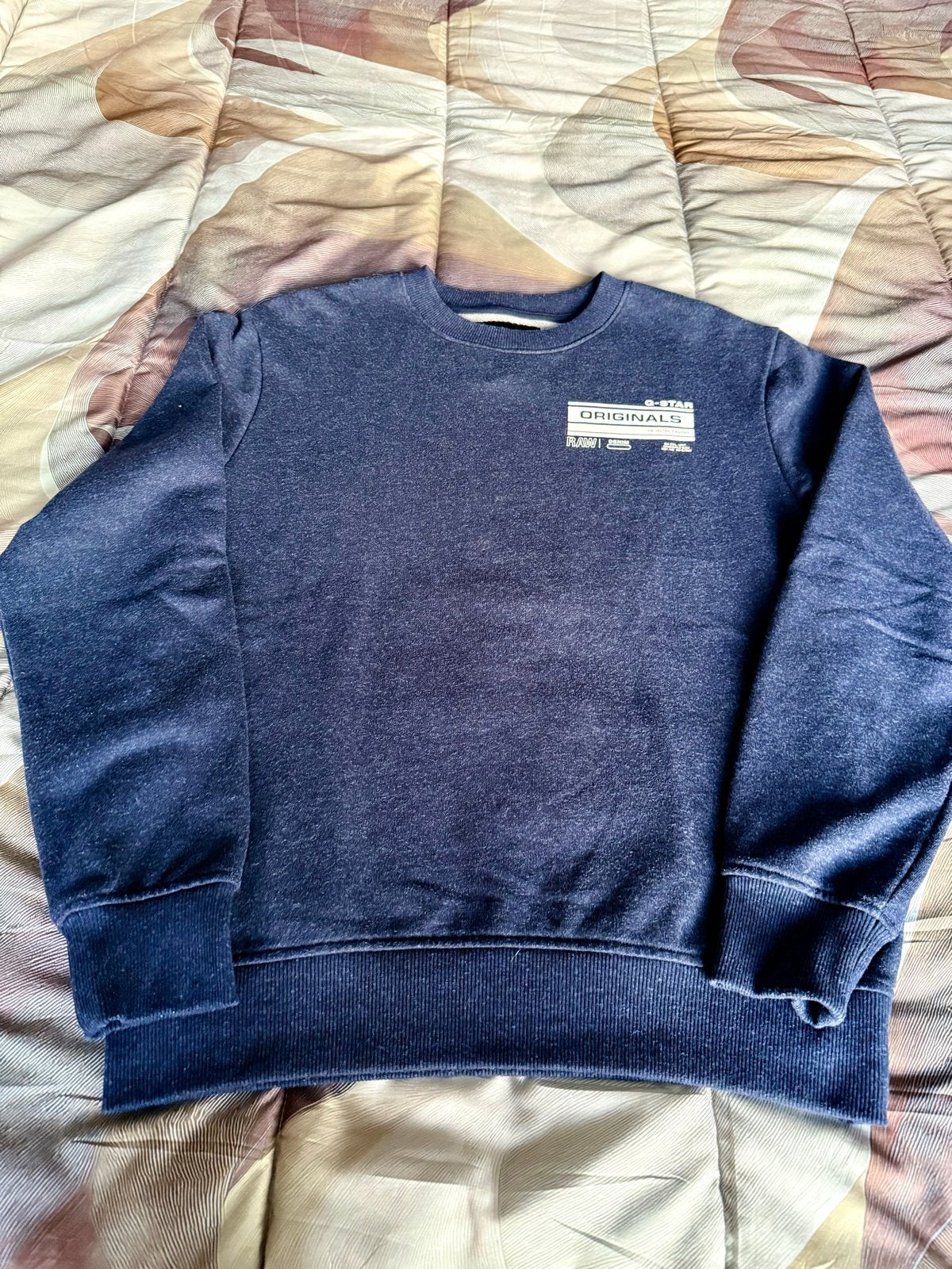 G-Star RAW Originals sweater - Maat M - Zo goed als nieuw, Ophalen of Verzenden, Zo goed als nieuw, Maat 48/50 (M), Blauw