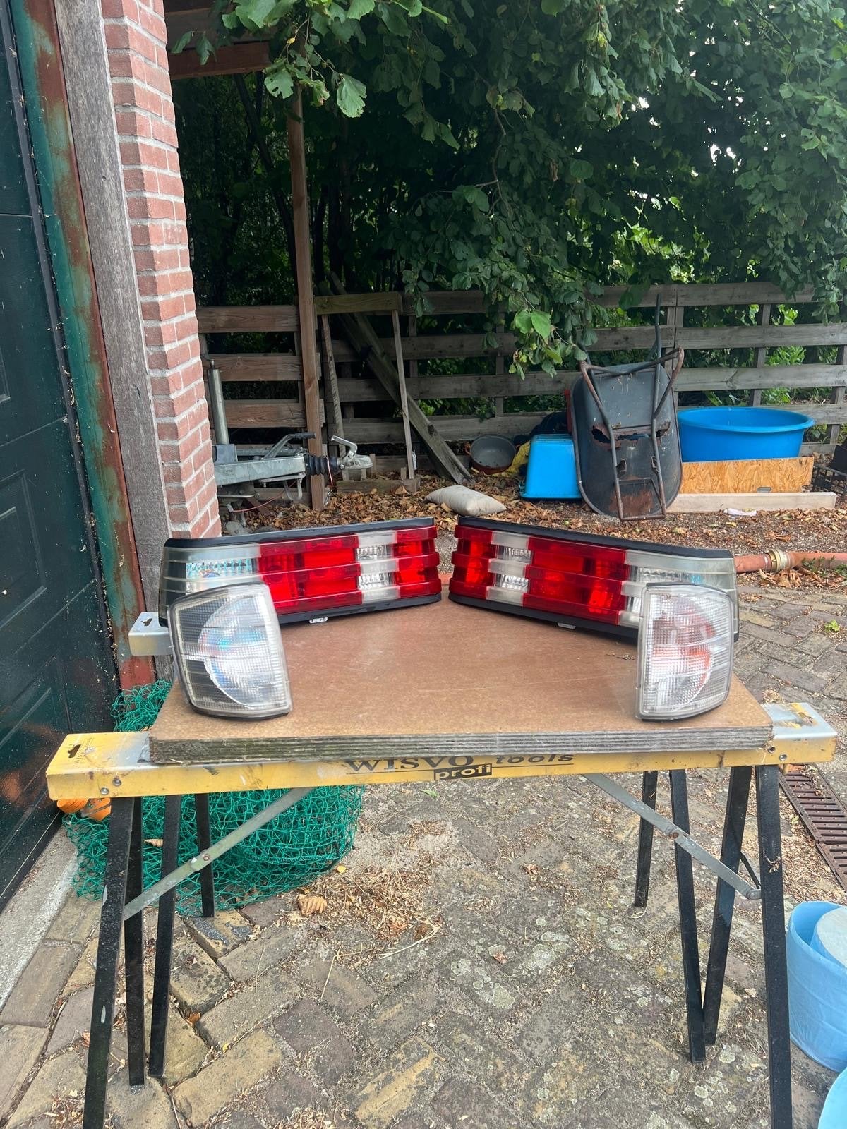 Achterlichten Mercedes-Benz W201 190E/D (set), Ophalen, Gebruikt, Mercedes-Benz