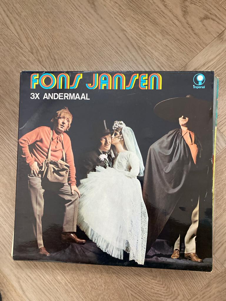 Fons Jansen - 3x Andermaal (Vinyl LP), Cd's en Dvd's, Ophalen of Verzenden, Gebruikt, Overige genres