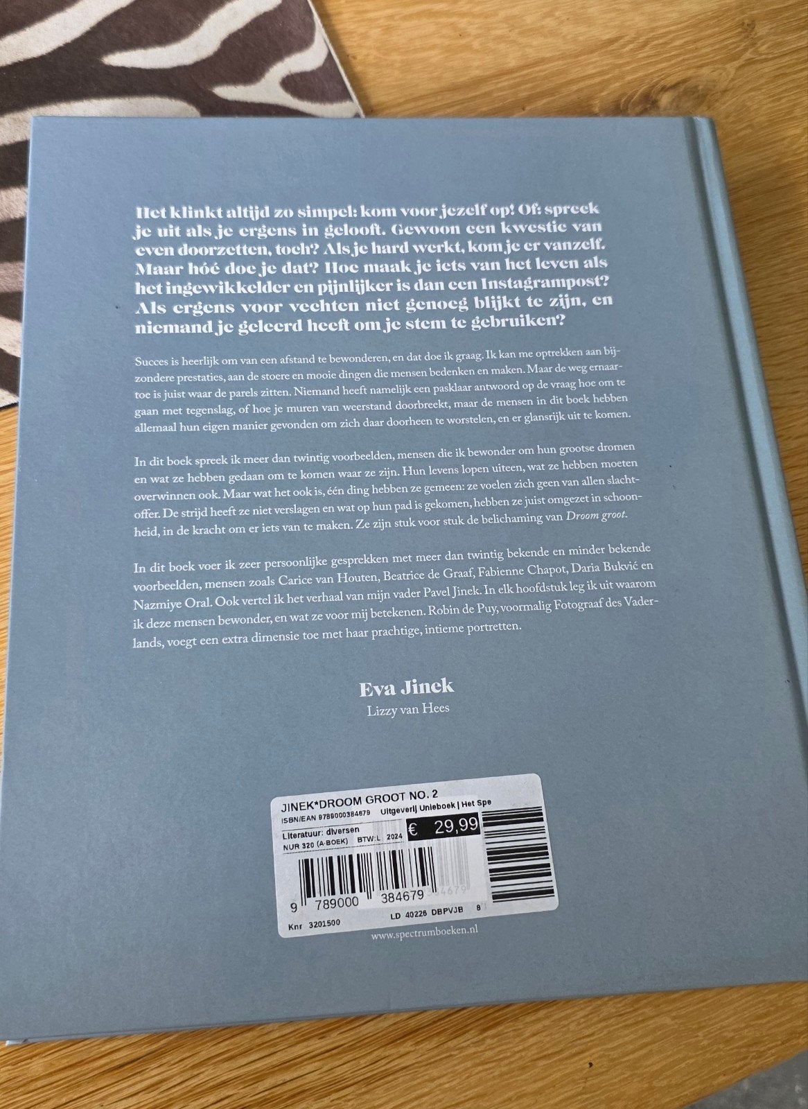 Droom Groot: Inspiratie voor een succesvol leven, Boeken, Ophalen of Verzenden, Zo goed als nieuw, Eva Jinek, Lizzy van Hees, Nederland