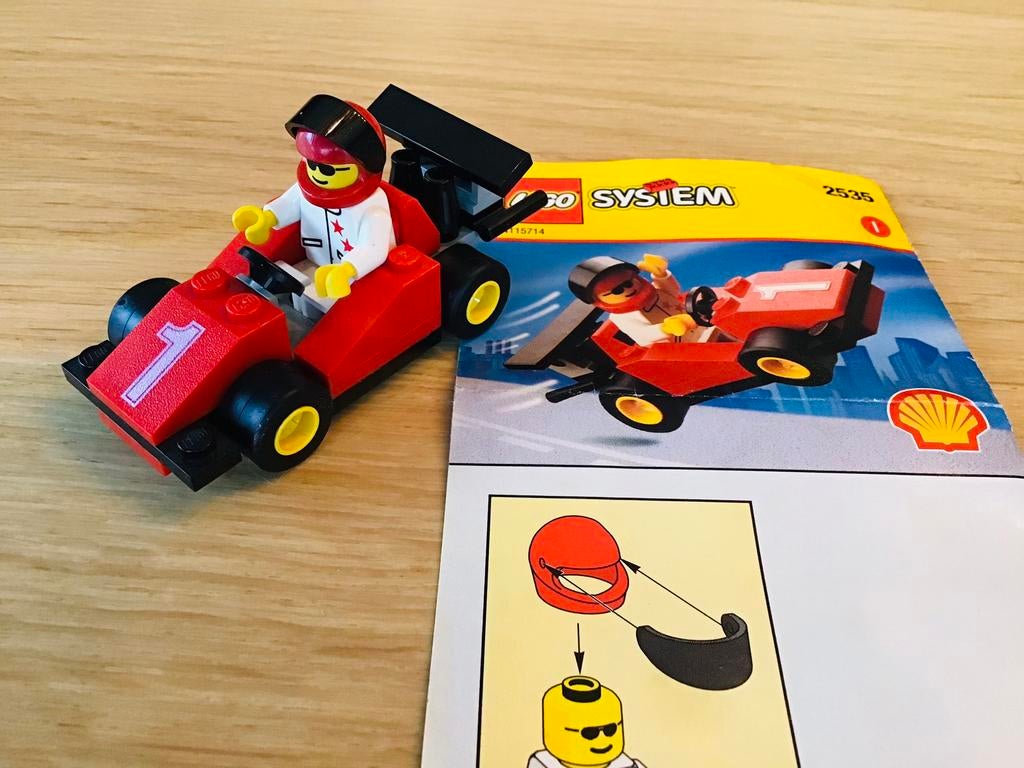 Lego 2535, Formule 1 racing car, F1 bolide, compleet, ZGAN, Compleet, Overige thema's, Lego, Ophalen of Verzenden