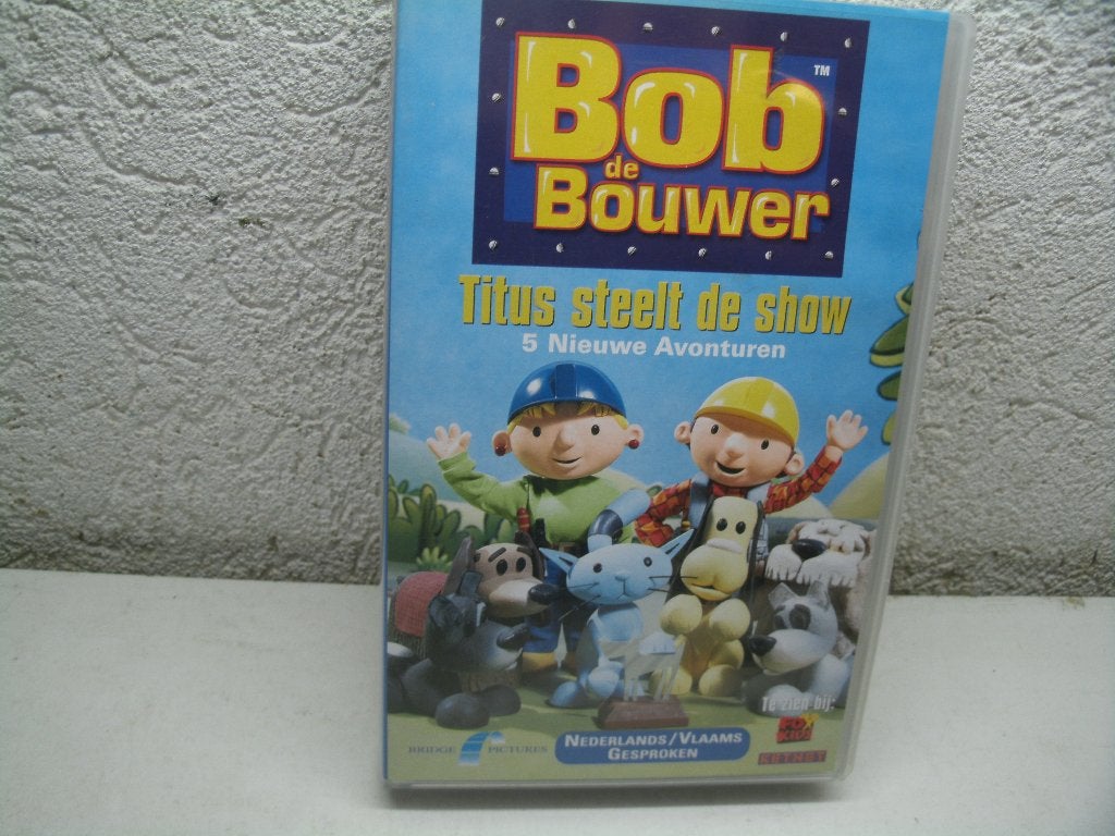 vhs 125a bob de bouwer titus steelt de show, Cd's en Dvd's, VHS | Kinderen en Jeugd, Alle leeftijden, Ophalen of Verzenden, Zo goed als nieuw