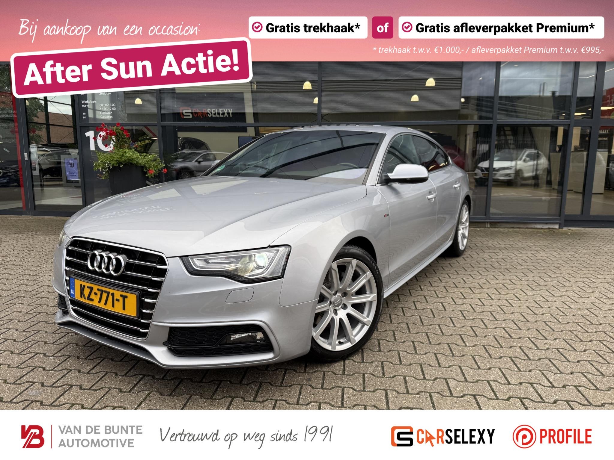 Audi A5 Sportback 1.8 TFSI Adrenalin Sport *Schuif-/Kantelda, Auto's, Gebruikt, 4 cilinders, Leder en Stof, Origineel Nederlands