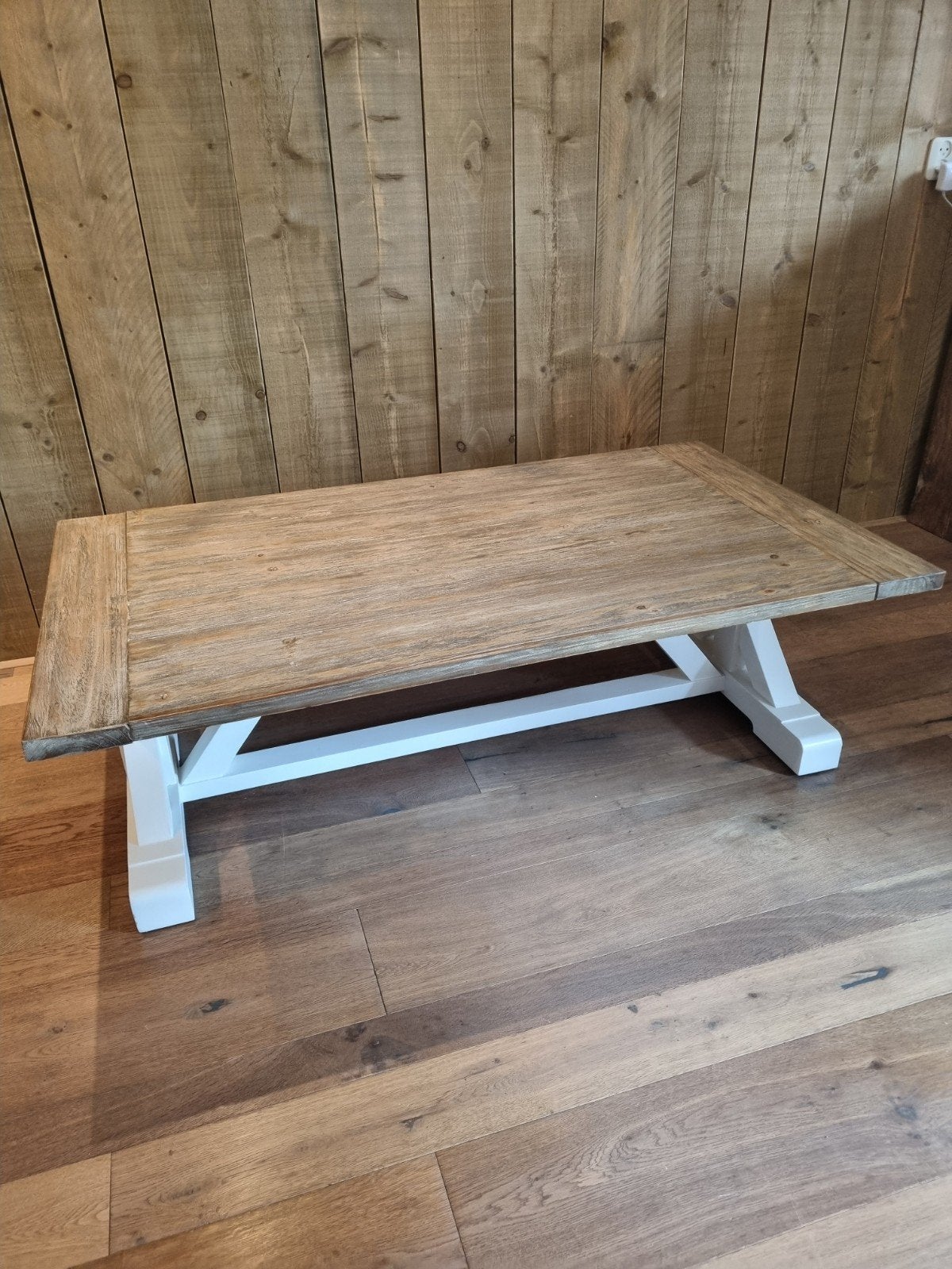 landelijke Brocante Salontafel € 150.-, Ophalen of Verzenden