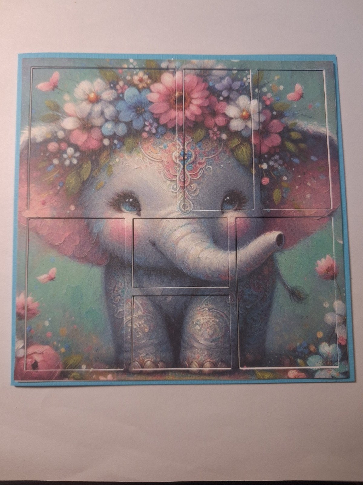 dieptekaart olifant, Ophalen of Verzenden, Overige thema's