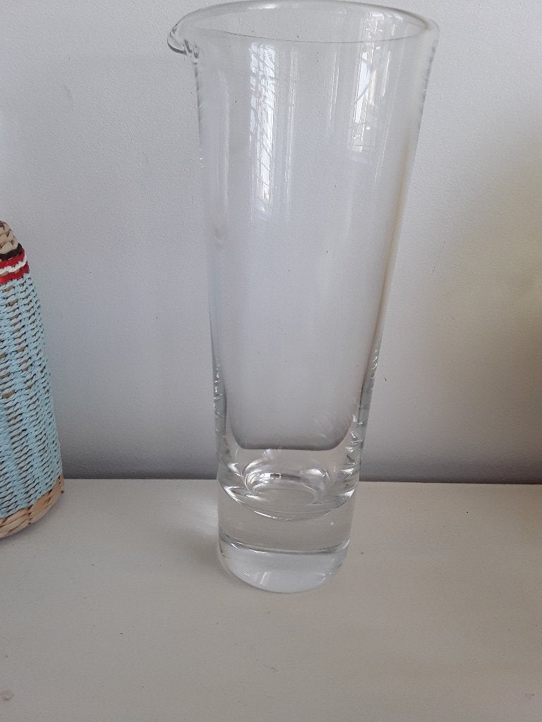 Glazen waterkan, Huis en Inrichting, Ophalen, Kan, Gebruikt, Glas