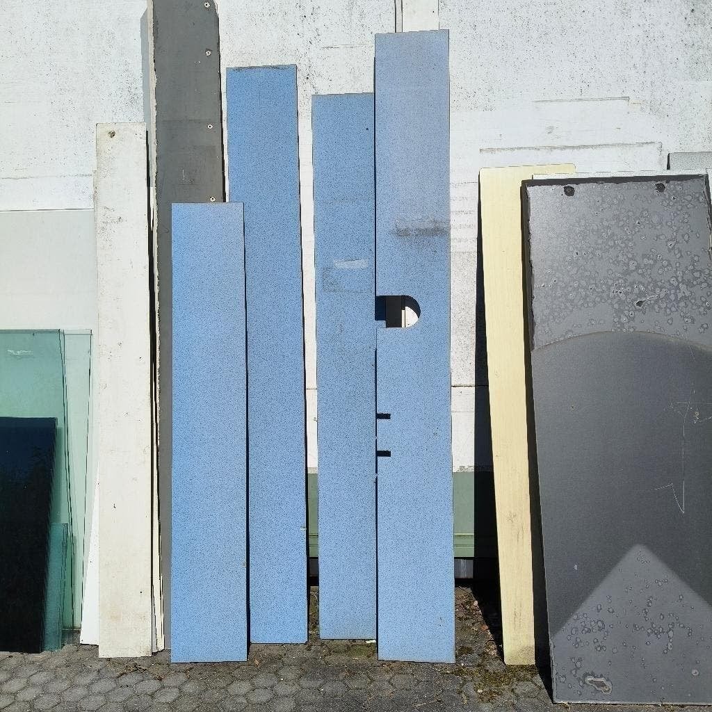 Trespa platen 16mm lange stroken diverse lengte 30cm breed, Ophalen, Overige materialen, Gebruikt, Minder dan 20 mm