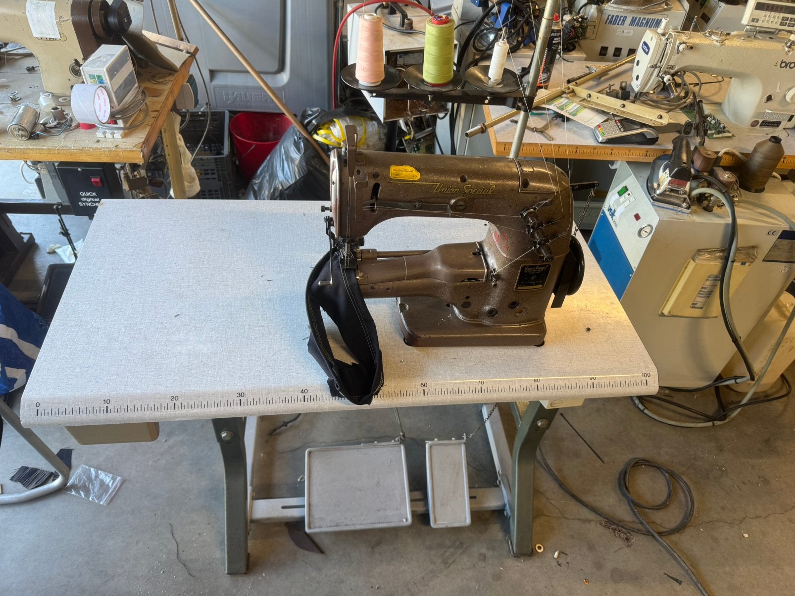 Industriele naaimachine union special onderdek machine, Overige merken, Gebruikt, Union special, Ophalen of Verzenden