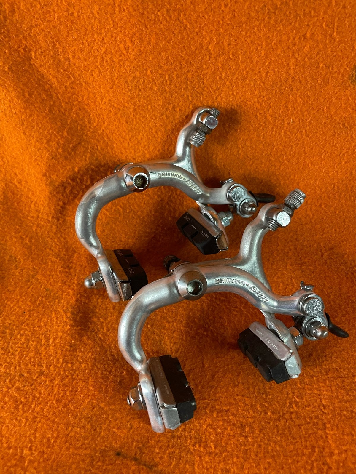 Shimano 600 arabesque Remmen - racefiets remhoeven, Fietsen en Brommers, Fietsonderdelen, Remmen, Gebruikt, Verzenden, Aluminium