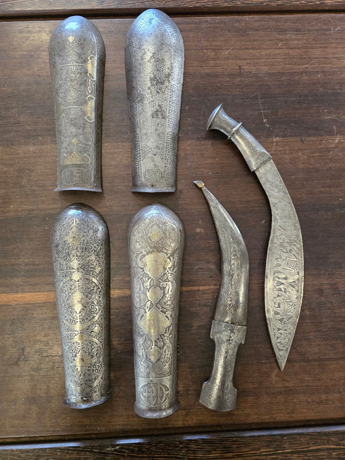 indo perzisch wapentuig/ armpantser (antiek), Ophalen of Verzenden, Zilver