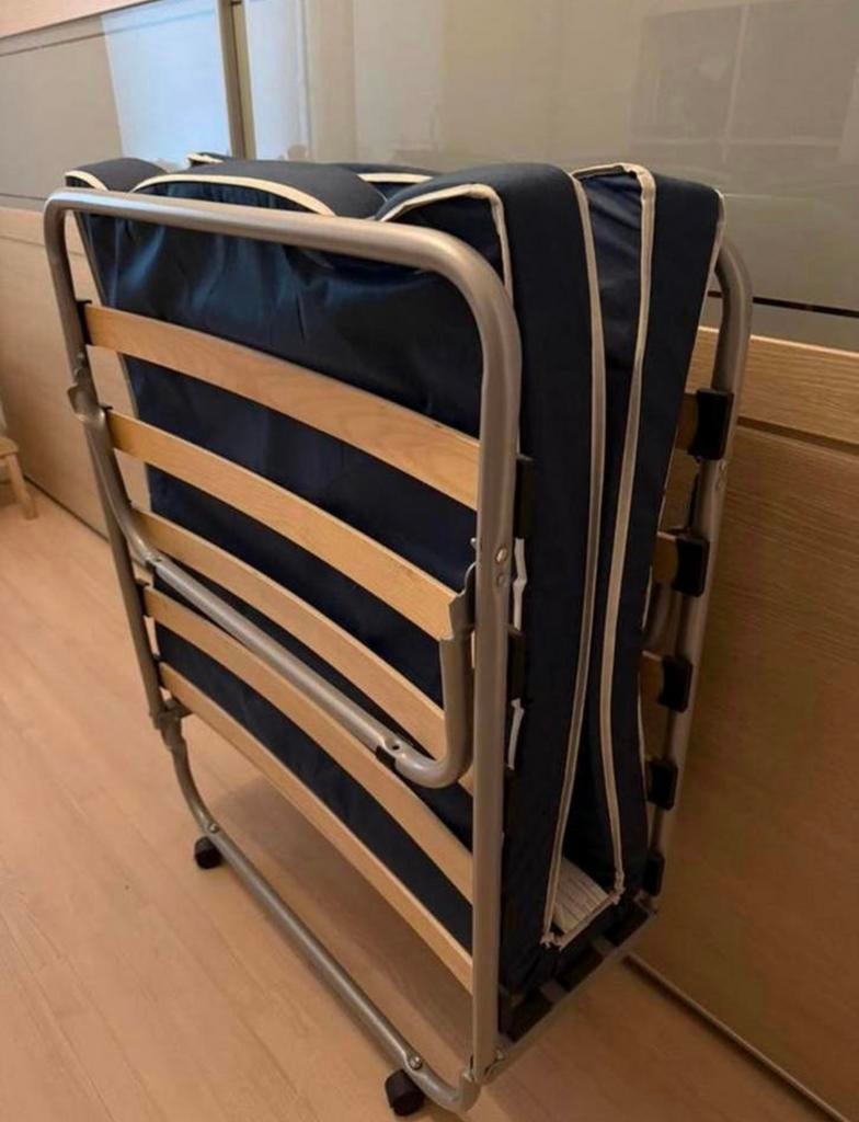 Opklap bed, Ophalen, Gebruikt, Eenpersoons, 80 cm