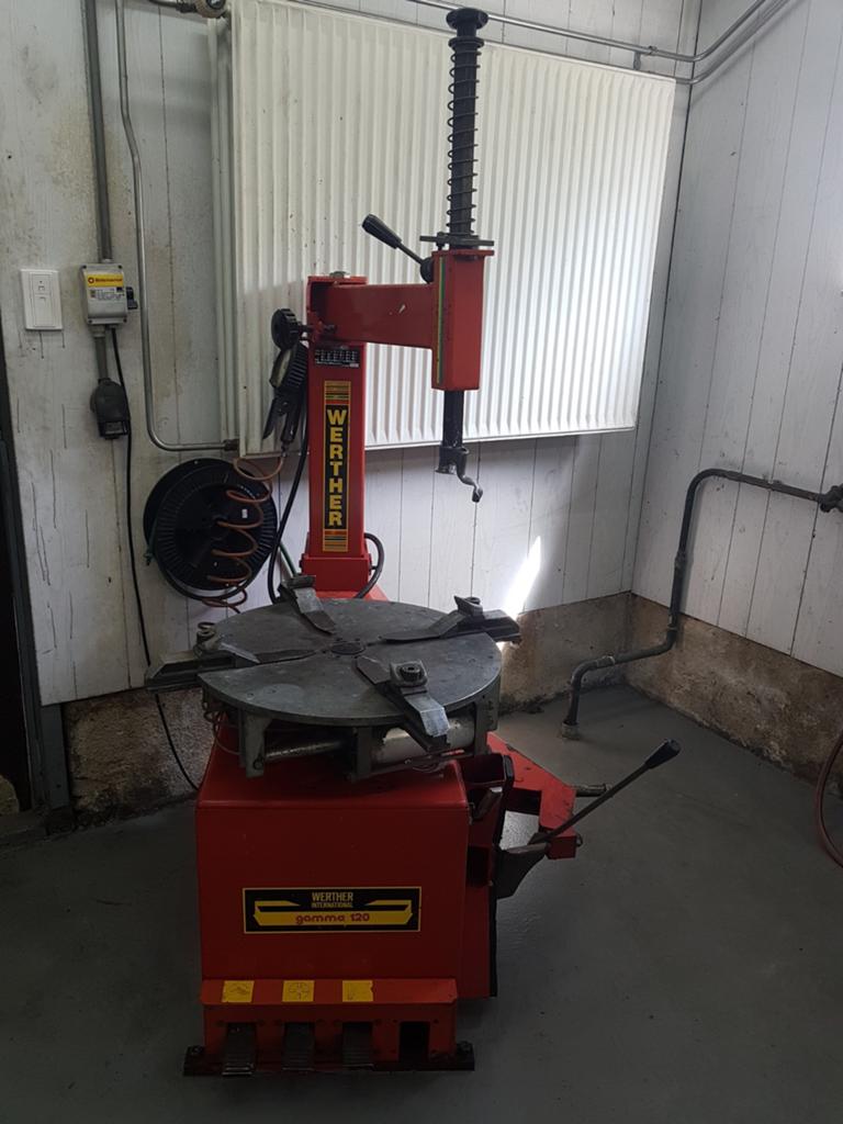 Werther Gamma 120 bandenapparaat met krachtstro, Auto diversen, Autogereedschap, Ophalen, Gebruikt