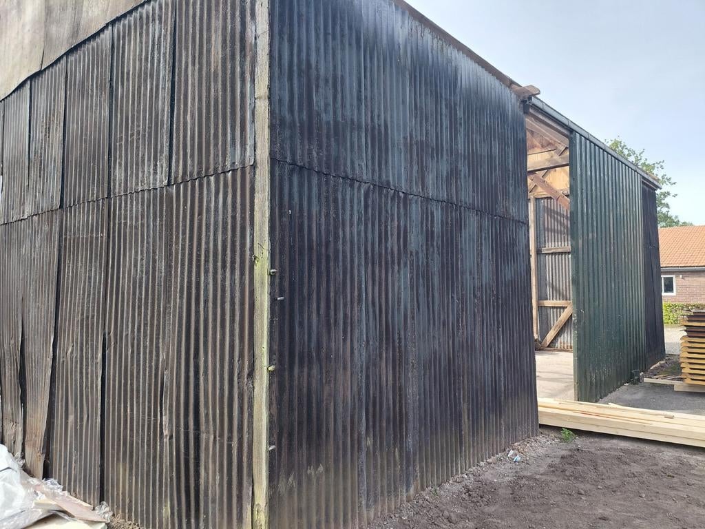 Vintage Gegalvaniseerde Golfplaten - Diverse Maten, Ophalen of Verzenden, Gebruikt, Overige materialen