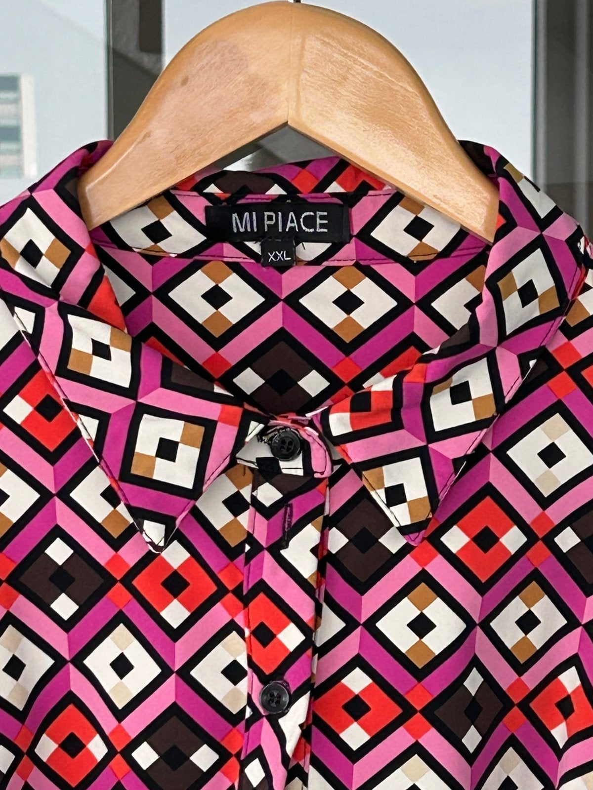 Mi Piace jurk xxl, Kleding | Dames, Jurken, Mi Piace, Maat 42/44 (L), Zo goed als nieuw, Meerkleurig
