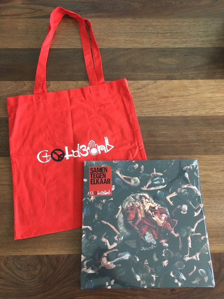 Vinyl LP +Totebag Goldband Samen Tegen Elkaar HYACINTH NIEW, 2020 tot heden, Ophalen of Verzenden, Pop, 12 inch