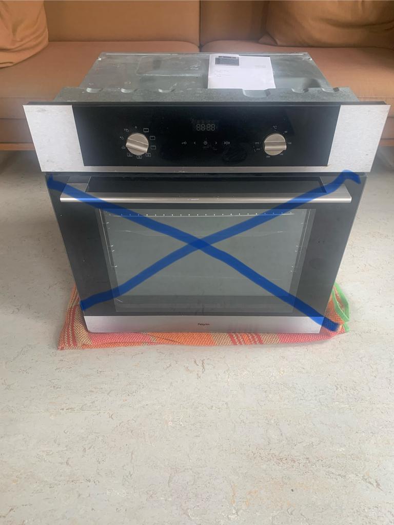 Pelgrim oven, Hete lucht, Zo goed als nieuw, Oven met grill, Inbouw