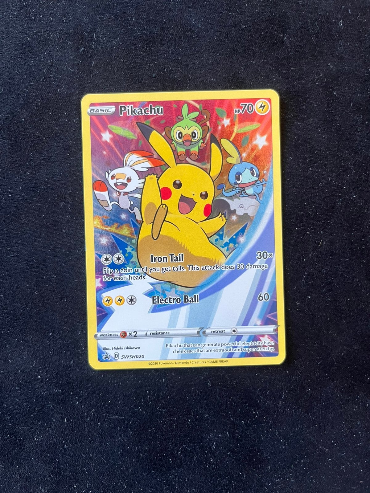 Pikachu #SWSH020, Ophalen of Verzenden, Zo goed als nieuw