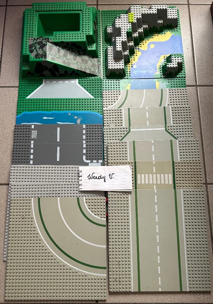 Lego grondplaten, Ophalen of Verzenden, Gebruikt, Grondplaat, Lego