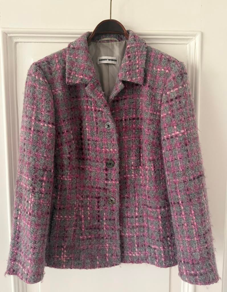 Gerry Weber wollen blazer + rok, Ophalen of Verzenden, Zo goed als nieuw, Maat 42/44 (L)