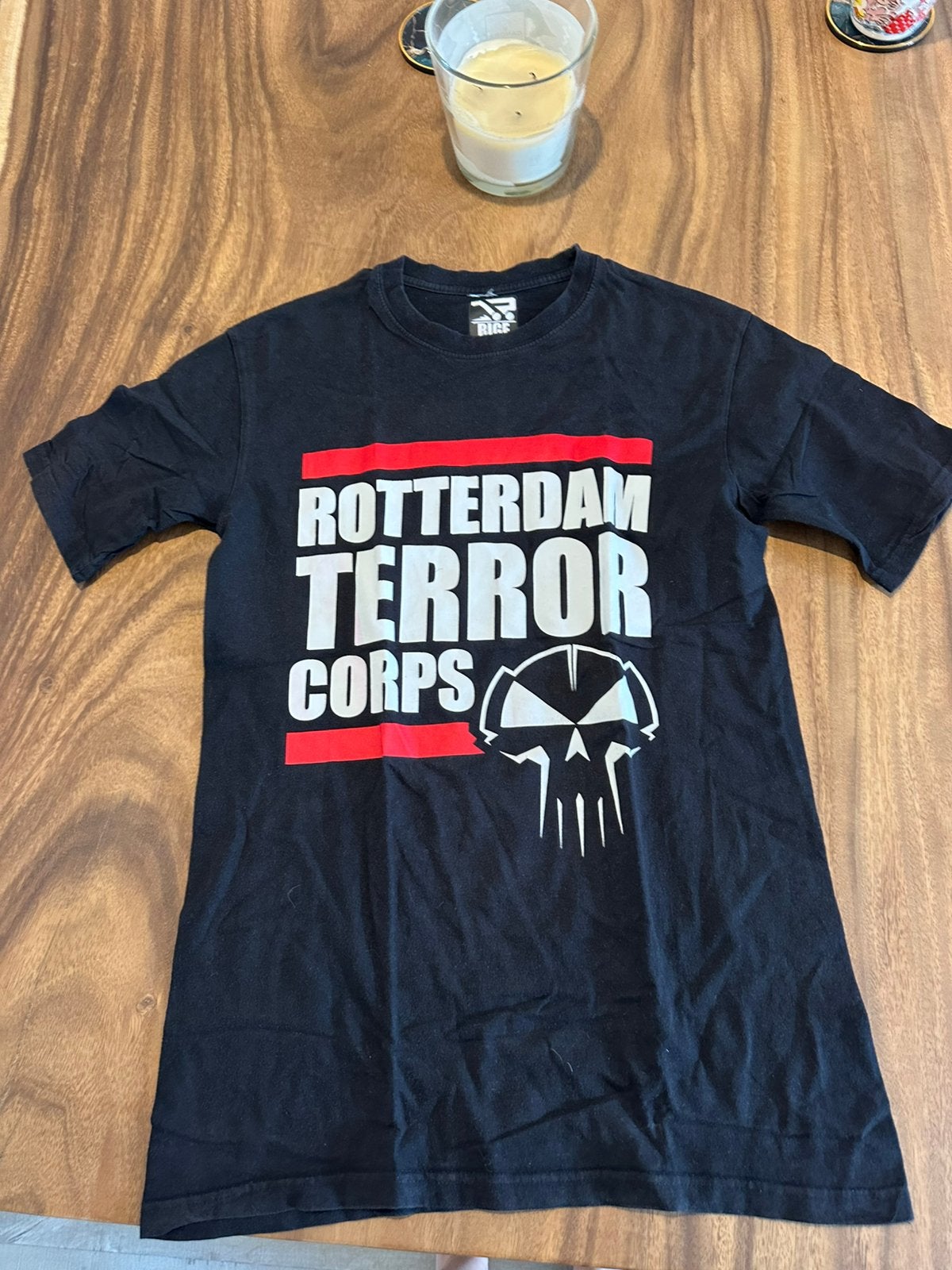 Hardcore Rotterdam Terror Corps Tshirt, Ophalen of Verzenden, Zo goed als nieuw, Zwart