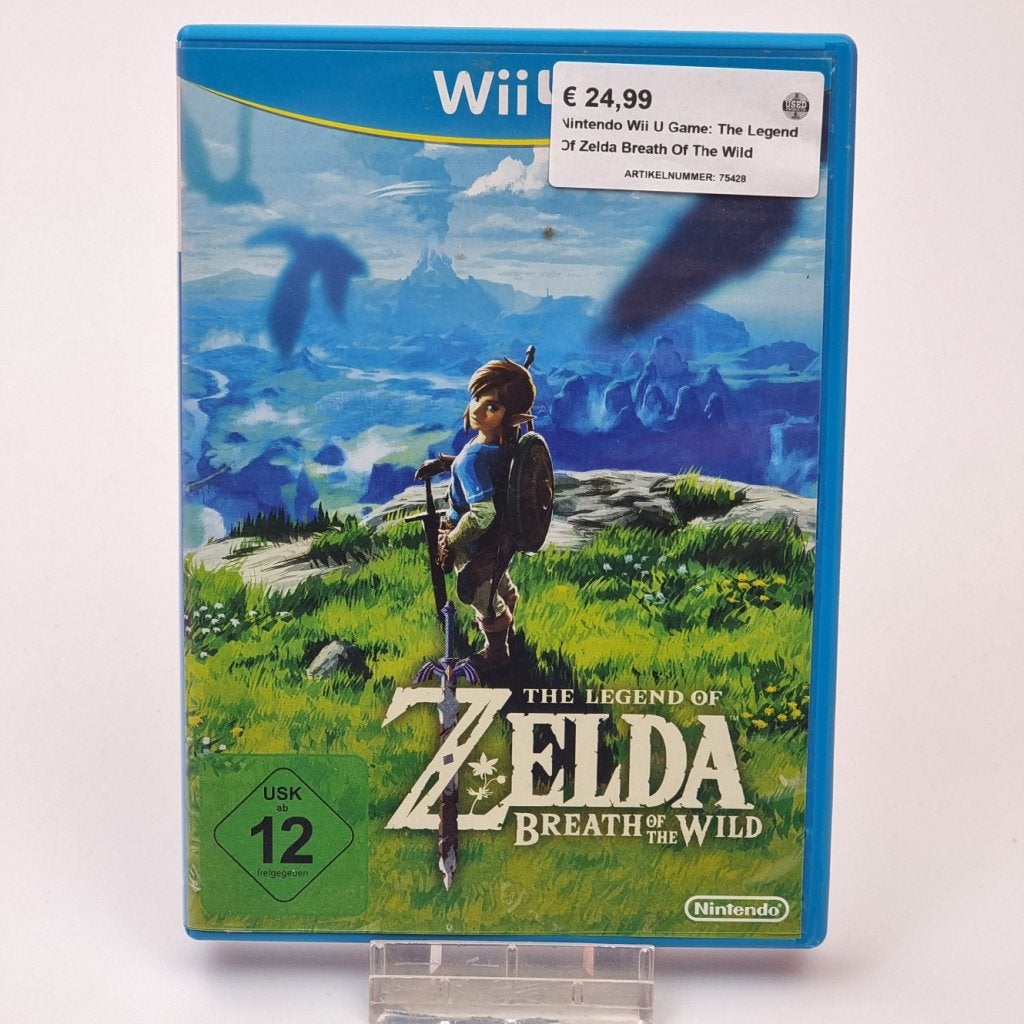 Nintendo Wii U Game: The Legend Of Zelda Breath Of The Wild, Nintendo, Zo goed als nieuw, Support@nintendo.com, 11-1 Hokotate-cho, Kamitoba, Minami-ku
Kyoto 601-8501
Japan