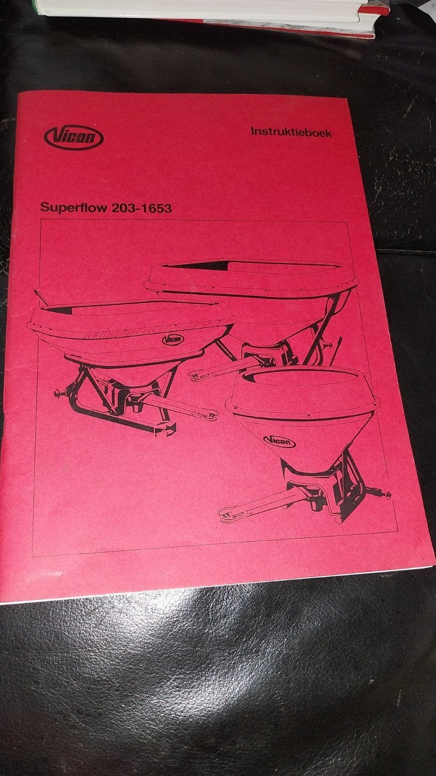 Instructie boek vicon kunst mest strooier machine trekker mf, Ophalen of Verzenden