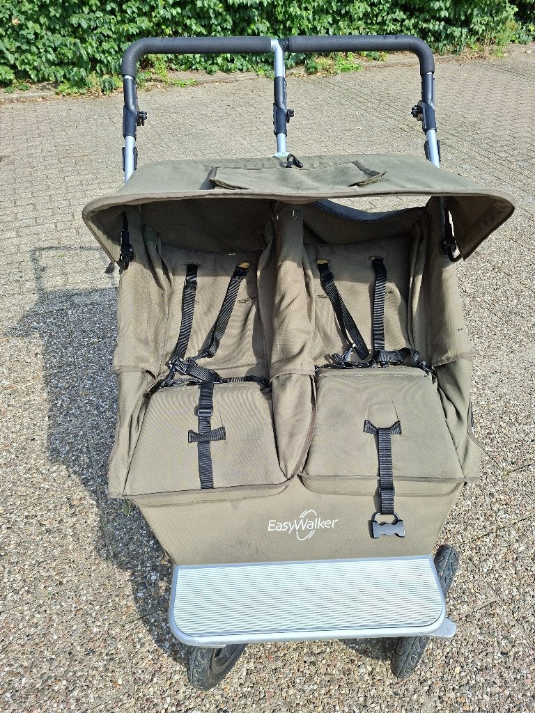 Combiwagen tweeling, Kinderen en Baby's, Gebruikt, Luchtbanden, Combiwagen, Ophalen