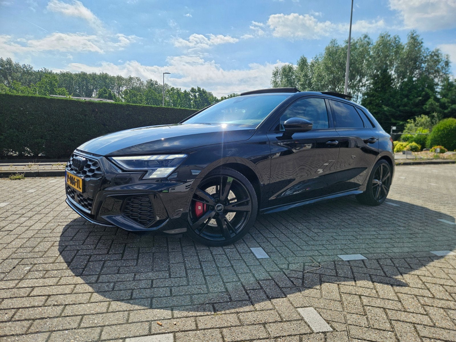 Audi A3 S3 Tfsi 310pk S-tronic Quattro 2021 Zwart, Auto's, Audi, Automaat, 4 cilinders, 1984 cc, Zwart