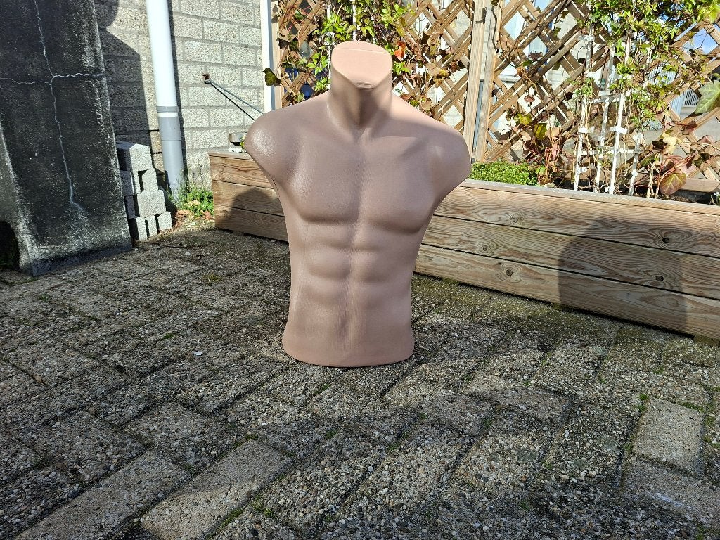 schitterende grote mannen torso boven lijf, Verzamelen, Beelden en Beeldjes, Ophalen of Verzenden, Zo goed als nieuw, Mens