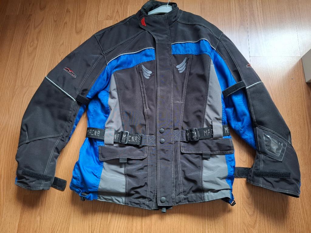 Motorjas Macna + uitneembare binnenvoering, Motoren, Ophalen, Jas | textiel, Dames, Tweedehands