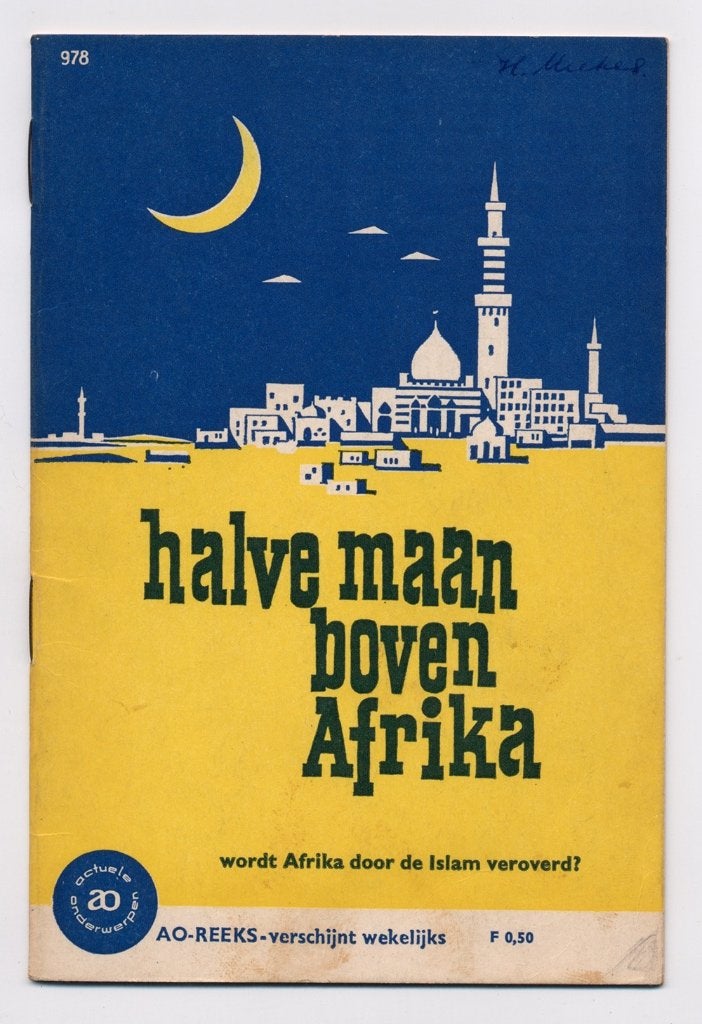 Halve maan boven Afrika - Islam stammen slavenhandel 1963, Ophalen of Verzenden, Zo goed als nieuw, Dr. A.Th. van Leeuwen, Islam