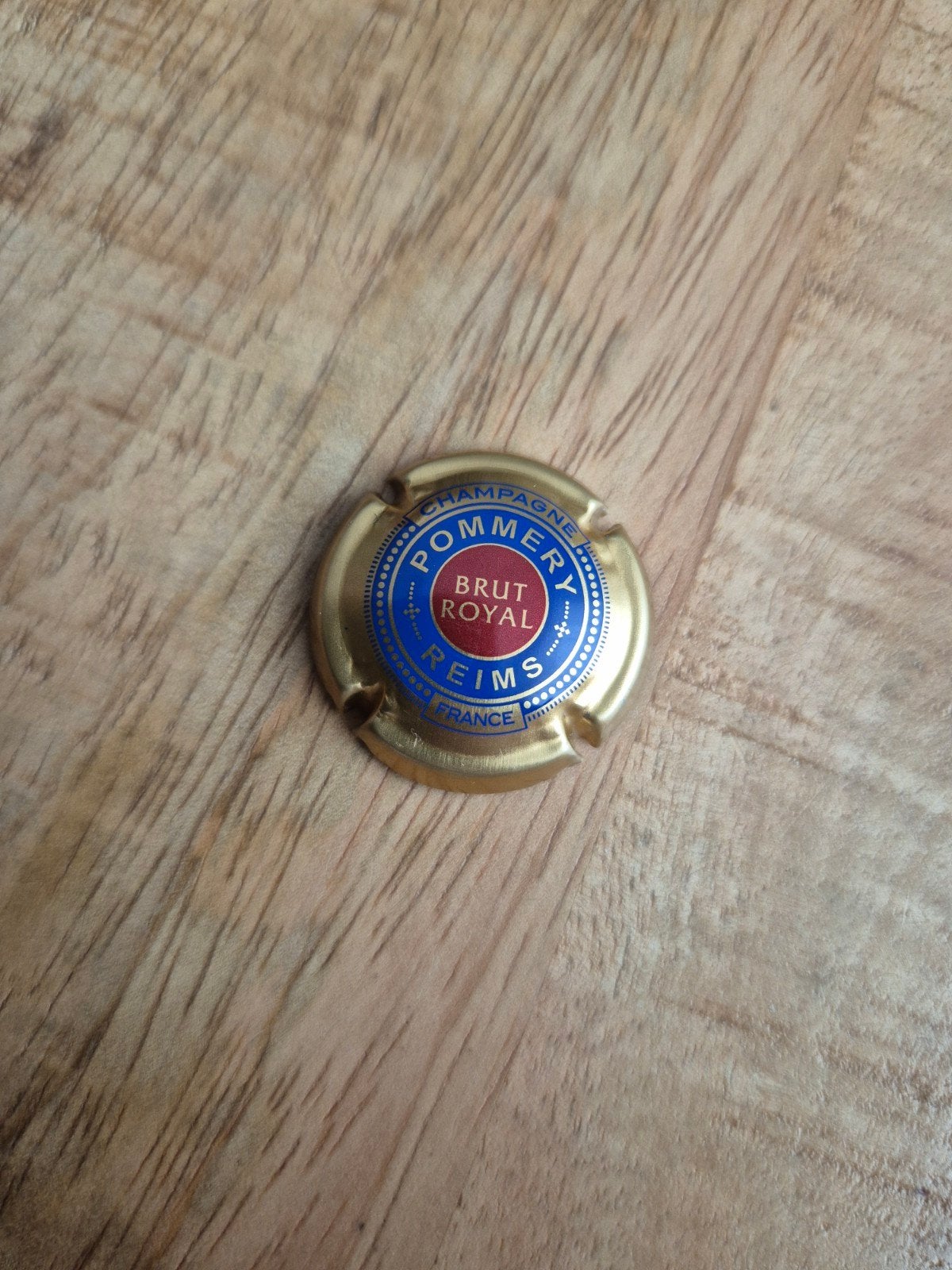 Champagne Pommery Brut Royal dop, Ophalen of Verzenden, Zo goed als nieuw