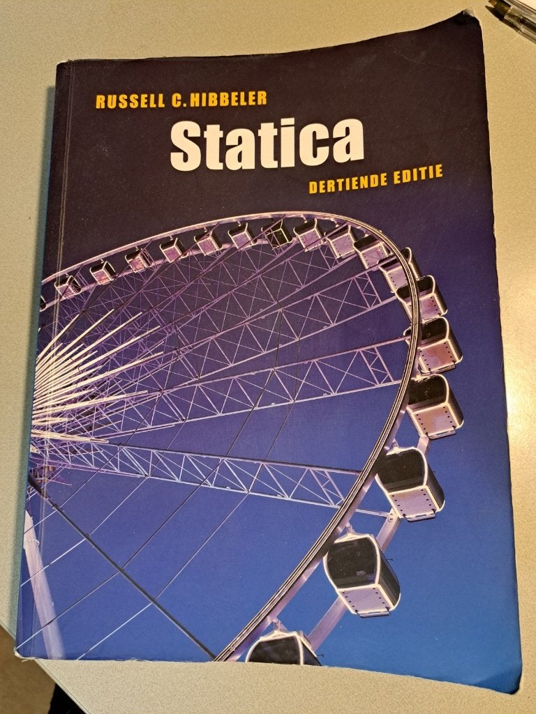 Statica, RUssell C. Hibbeler 9789043030229, Boeken, Zo goed als nieuw, Russell C. Hibbeler, Beta, HBO