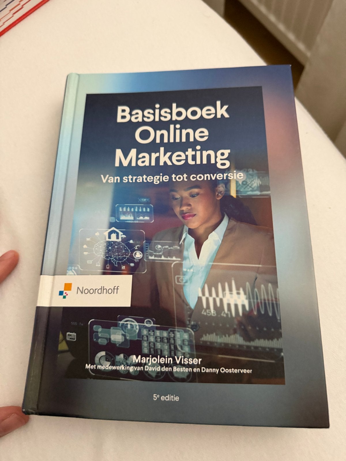 Basisboek Online Marketing - 5e editie - Marjolein Visser, Boeken, Ophalen of Verzenden, Gamma, Zo goed als nieuw, HBO