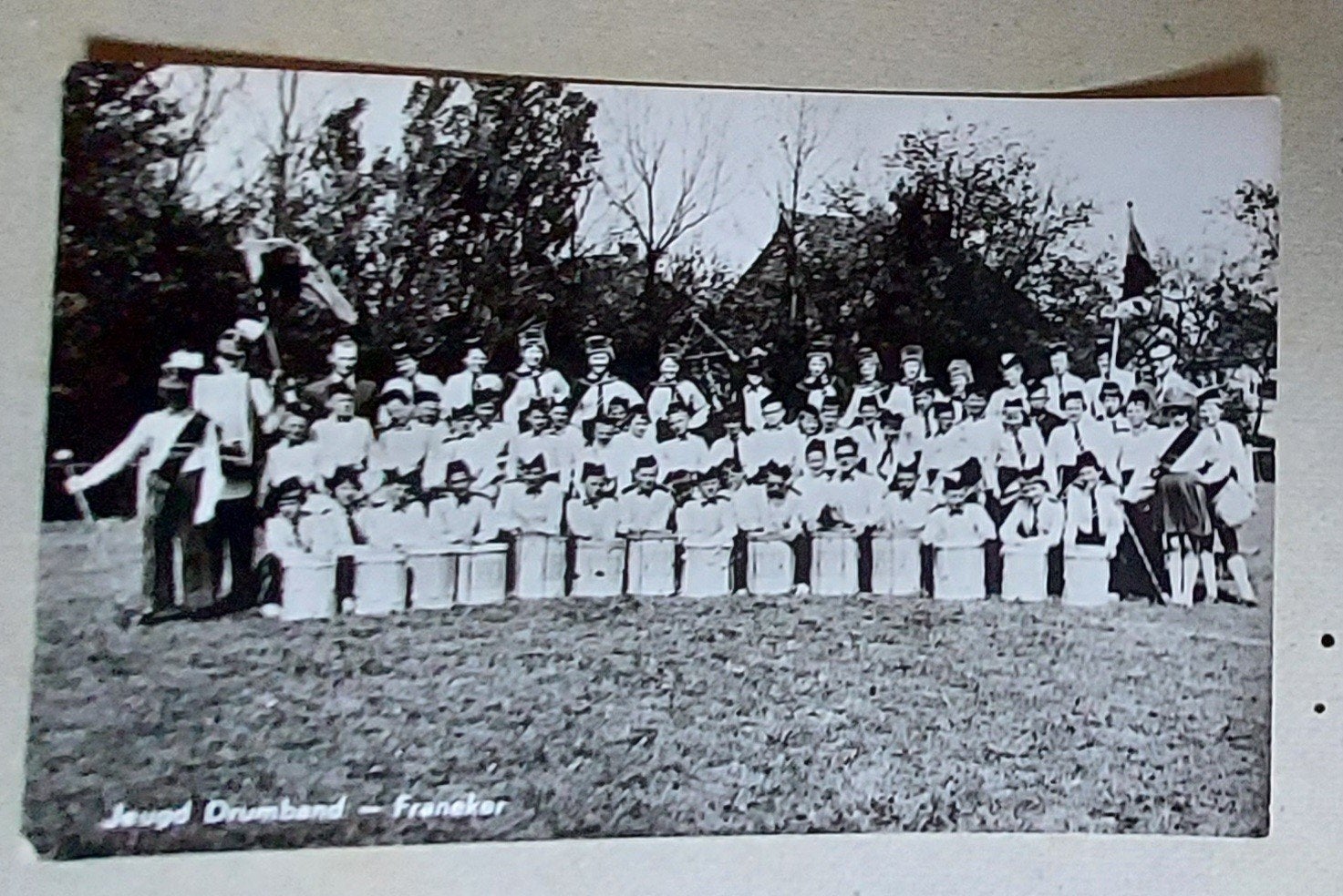 Franeker jeugd drumband., Verzamelen, Ophalen of Verzenden, 1960 tot 1980, Ongelopen, Friesland