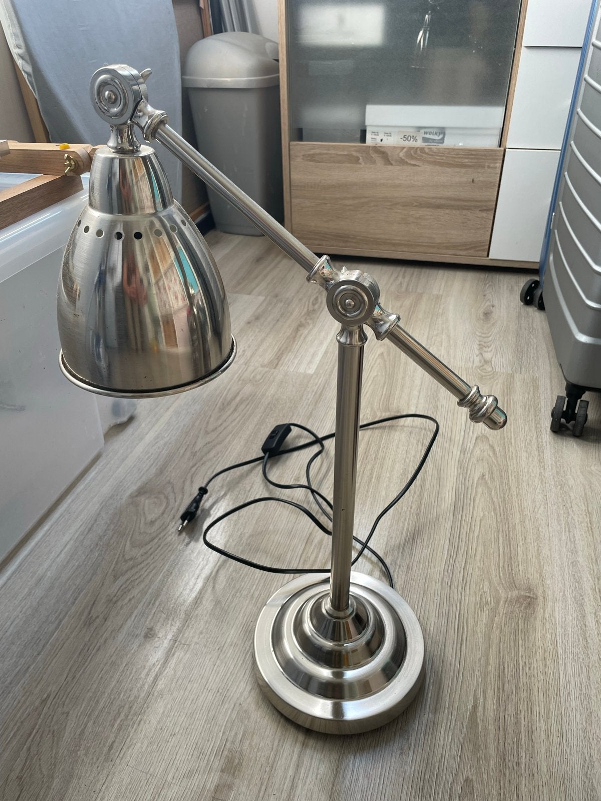 IKEA Tafellamp - Verstelbaar en Stijlvol, Huis en Inrichting, Lampen | Tafellampen, Ophalen, E27 (groot), Zo goed als nieuw, IKEA
