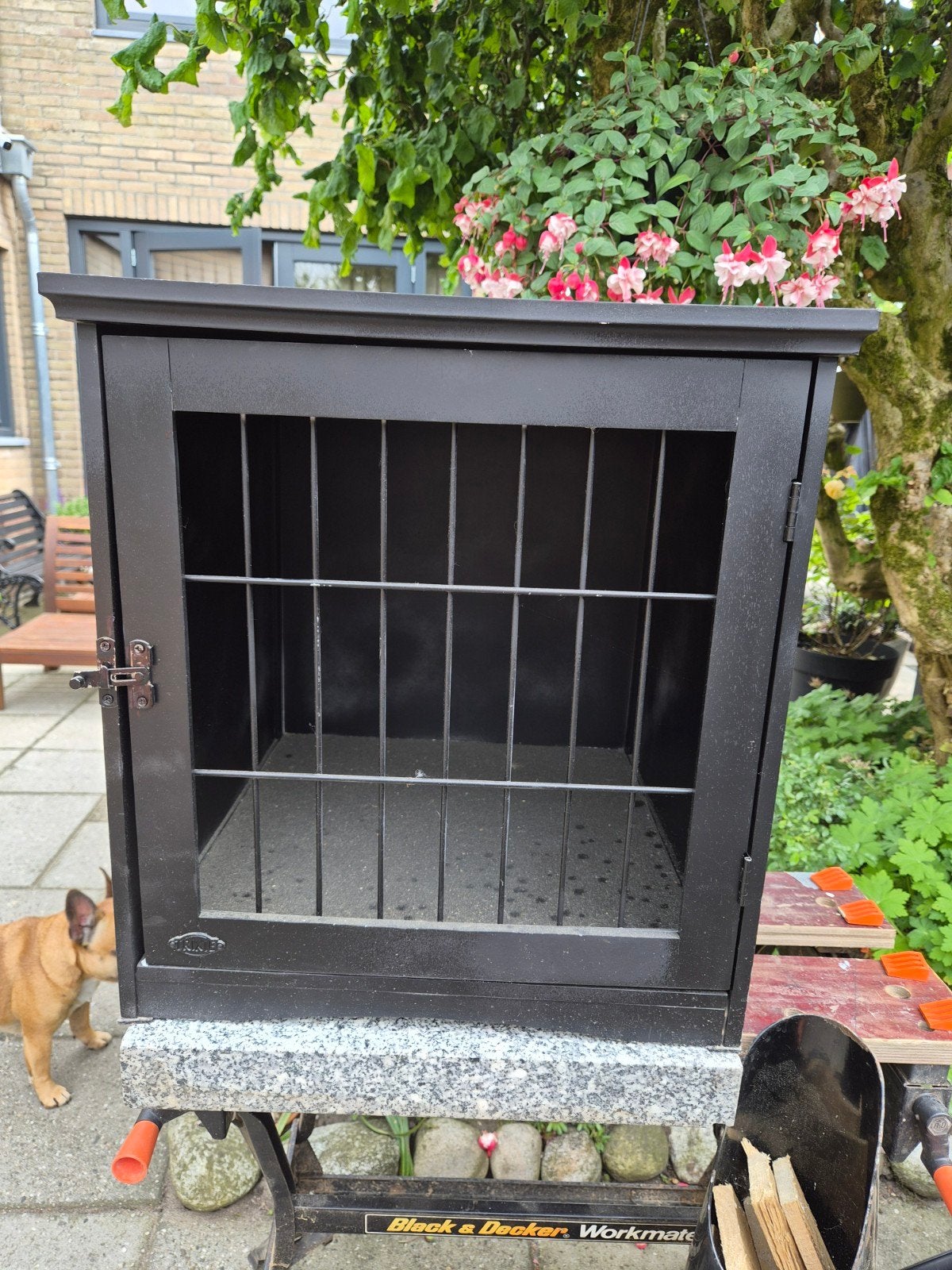 Kleine houten bench van het merk Trixie, Ophalen of Verzenden, Zo goed als nieuw, Minder dan 75 cm, Minder dan 65 cm