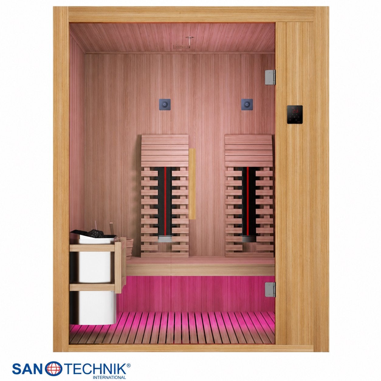 Combi Sauna | Finse Sauna + Infrarood | Gratis Levering, Sport en Fitness, Sauna, Ophalen of Verzenden, Nieuw, Fins of Traditioneel