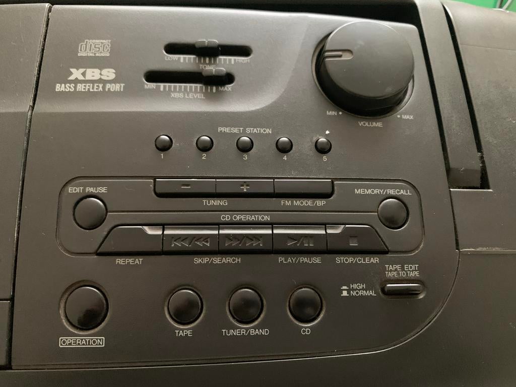 Panasonic RX-DT401 draagbare stereo CD-speler met radio, Audio, Tv en Foto, Cd-spelers, Gebruikt, Overige merken, Draagbaar, Ophalen of Verzenden