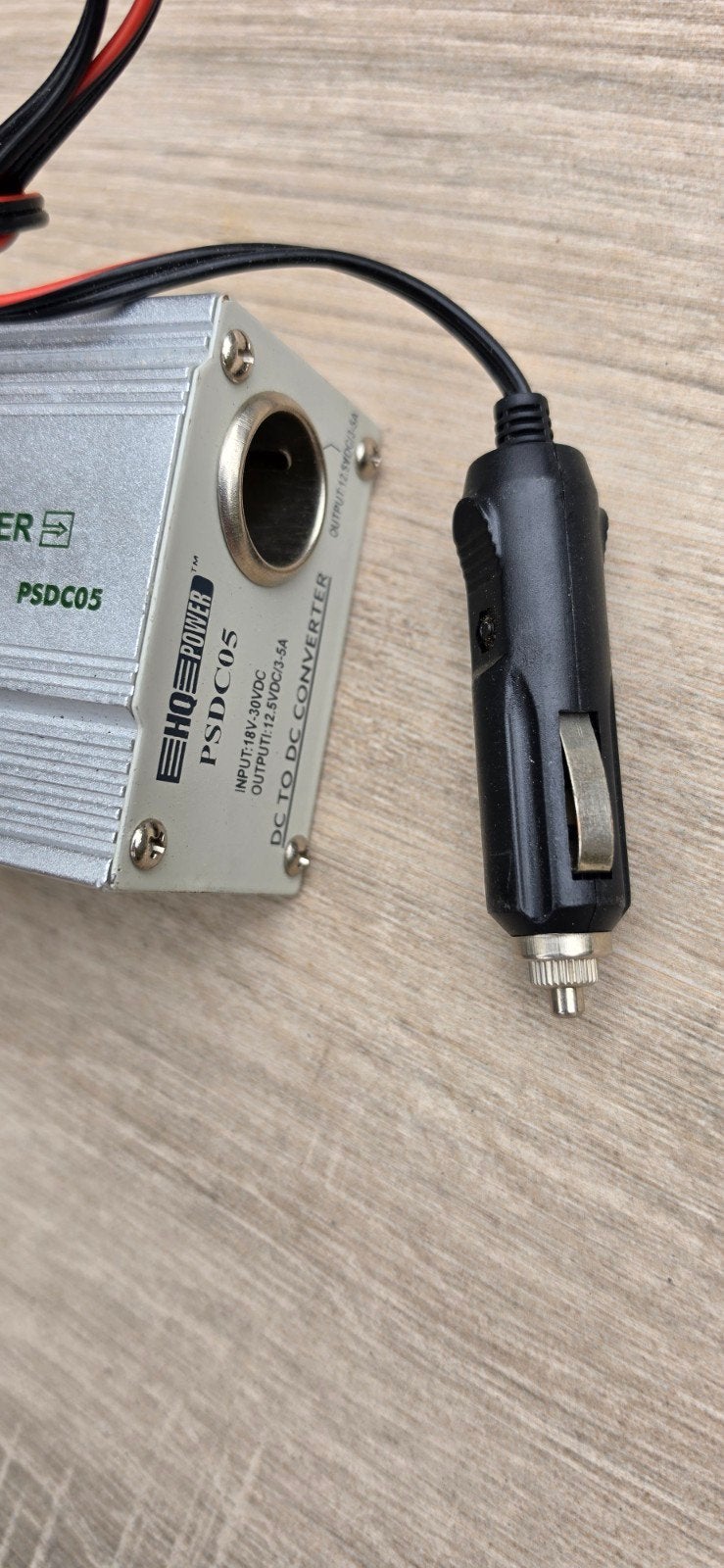 DC naar DC Converter 18-30V naar 12.5V 5A (PSD0C5), Ophalen of Verzenden, Gebruikt