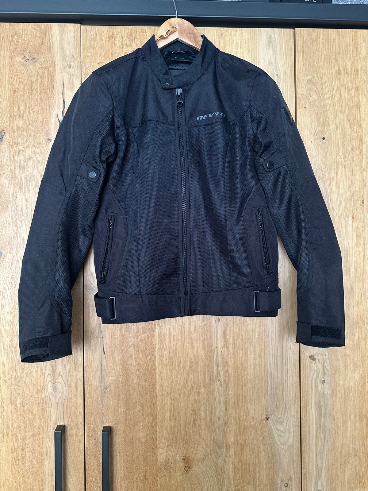 Rev'it Eclipse Dames Motorjas Zwart Maat 38, Motoren, Ophalen of Verzenden, Tweedehands, Dames, Jas | textiel