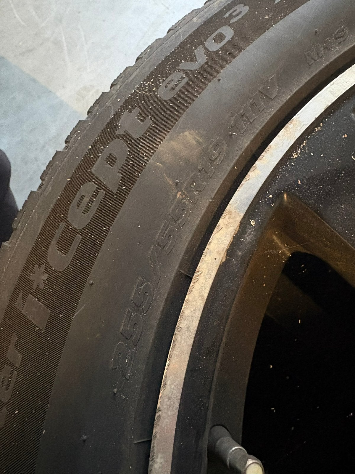 Audi q7 winterset 19 inch. 5x112. 255 55 19, Gebruikt, 255 mm, Banden en Velgen, Winterbanden