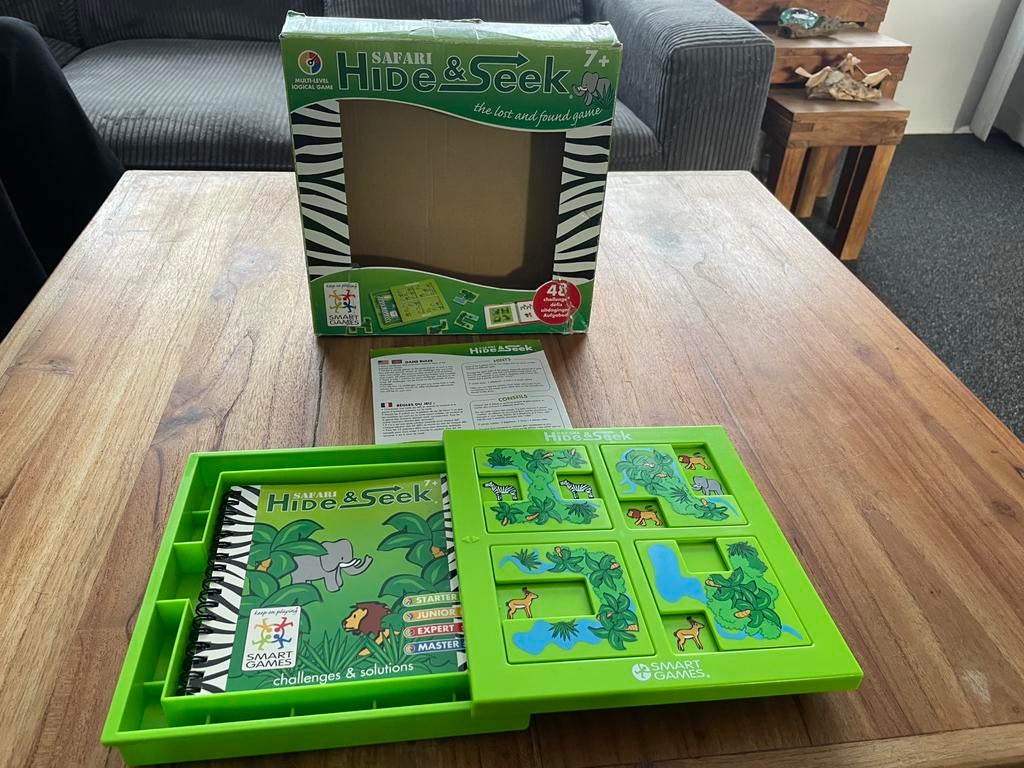 smart games spel Safari Hide & seek, Ophalen of Verzenden, Gebruikt, Puzzelen
