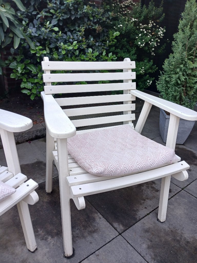 Tuinstoelen, Tuin en Terras, Ophalen, Gebruikt, Hout