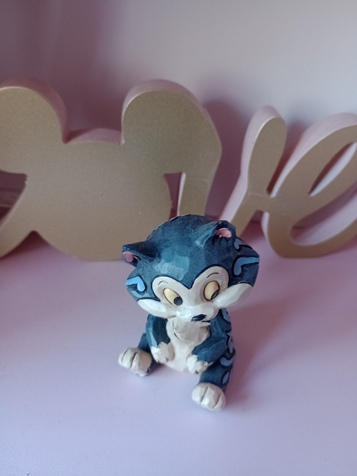 Disney traditions Jim shore lieve Figaro mini ., Verzamelen, Ophalen of Verzenden, Overige figuren, Zo goed als nieuw, Beeldje of Figuurtje