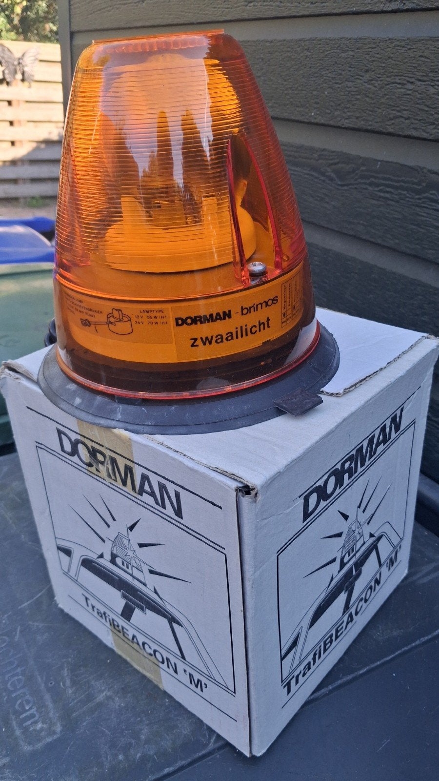 Dorman TrafiBEACON 'M' Zwaailicht - Oranje, Ophalen of Verzenden, Zo goed als nieuw