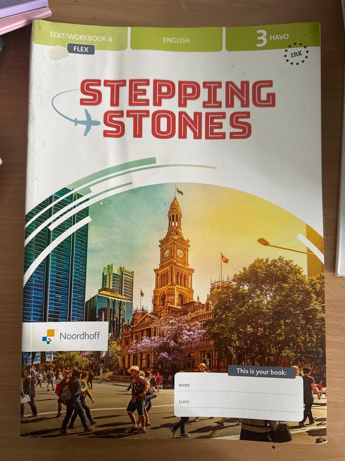 Stepping Stones 3 HAVO Engels Tekst/Werkboek A, Boeken, Ophalen of Verzenden, Zo goed als nieuw, HAVO, Engels