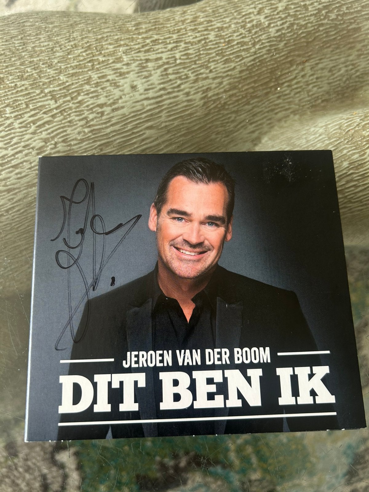 Jeroen Van der Boom CD gesigneerd, Ophalen of Verzenden, Zo goed als nieuw, Levenslied of Smartlap