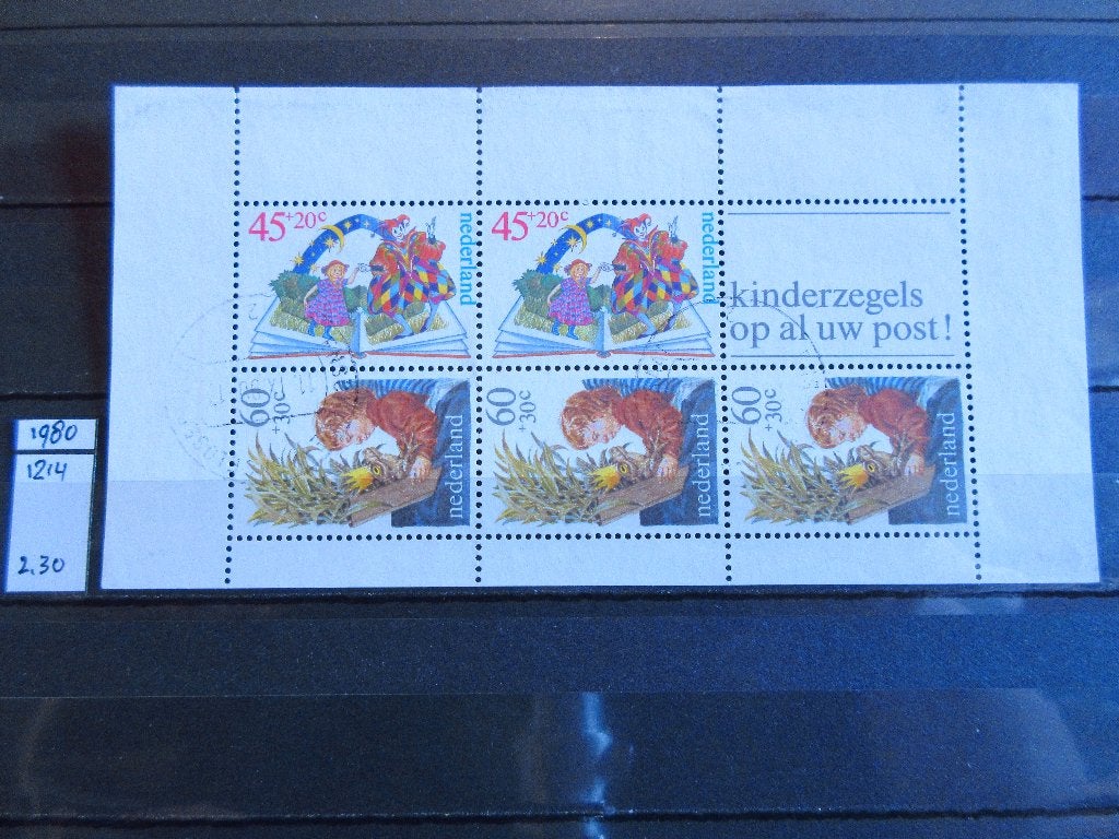 Nederland blok nr. 1214., Ophalen of Verzenden, Na 1940, Gestempeld